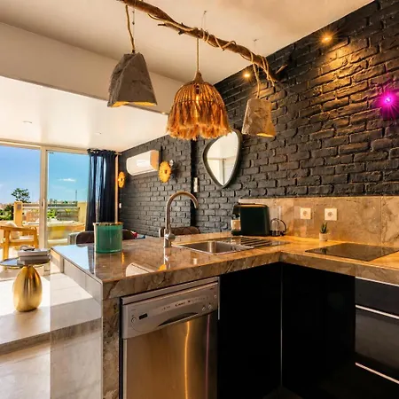 Le Too Hot - Vue Et Terrasse A Port Nature - Village Naturiste Apartment Agde