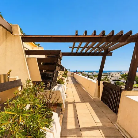 Le Too Hot - Vue Et Terrasse A Port Nature - Village Naturiste Apartment *